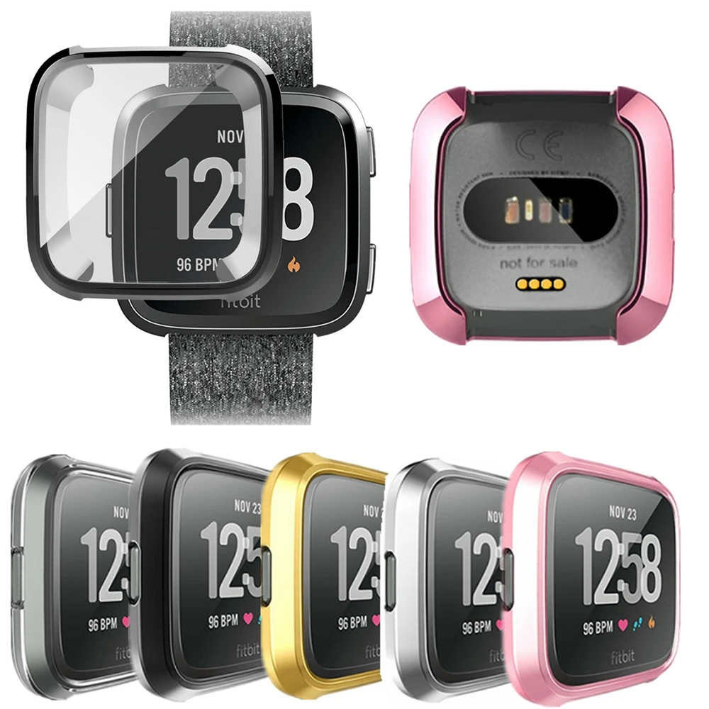Ультратонкий Мягкий чехол из ТПУ с покрытием для Fitbit Versa силиконовые чехлы полной