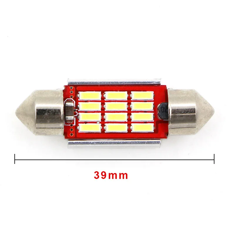 Wolflamp 1 шт. без ошибки гирлянда 31 мм 36 39 42 C5W C10W Canbus Автоматическая внутренняя