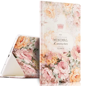 for huawei mediapad m3 btv w09 btv dl09 8 4 case 3d floral smart sleep wake up tablet cover for m3 mediapad 8 4 funda capa para free global shipping
