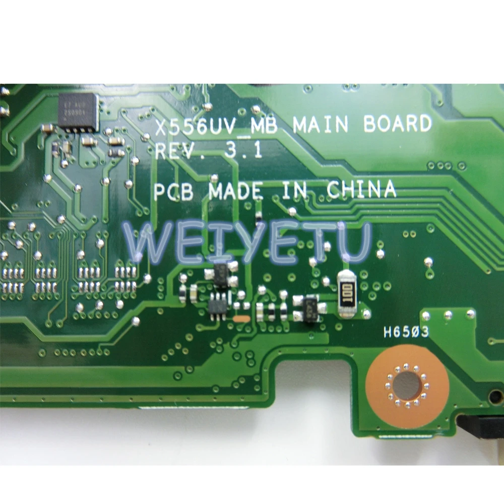X556UR MAIN_BD._8G/I5/I7CPU/AS PM материнская плата для ноутбука ASUS X556UV X556UJ K556U FL5900 ноутбук