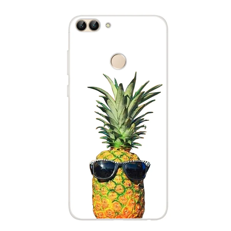 5 65 ''силиконовый чехол для Huawei P Smart Case 2018 милый мягкий TPU Cover PSmart huawei enjoy