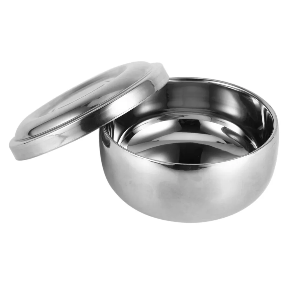 Бритвенная щетка из нержавеющей стали для мужчин|stainless steel shaving bowl|steel bowlshaving bowl |