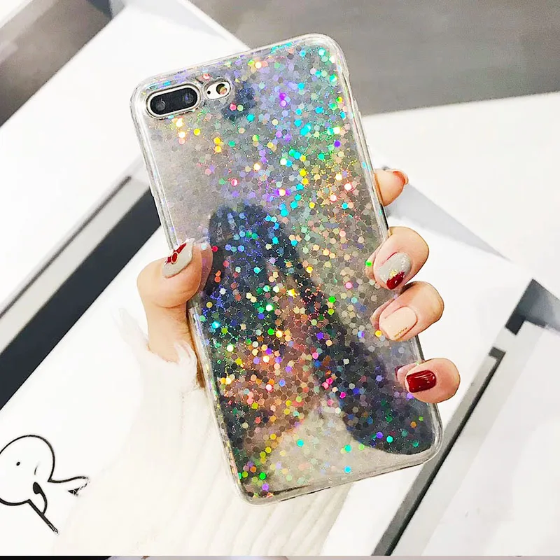 Kerzzil 3D Блестящий фольга глянцевый чехол для телефона iPhone X 10 шикарные Чехлы