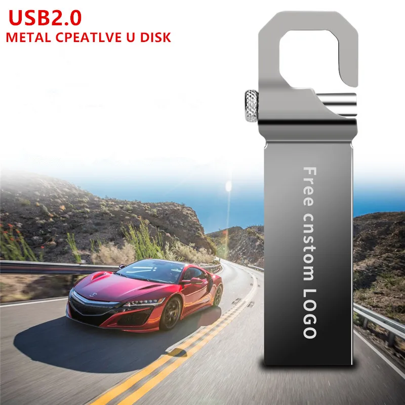 USB флеш накопитель 128 ГБ металлическая флешка высокоскоростная 64 реальная