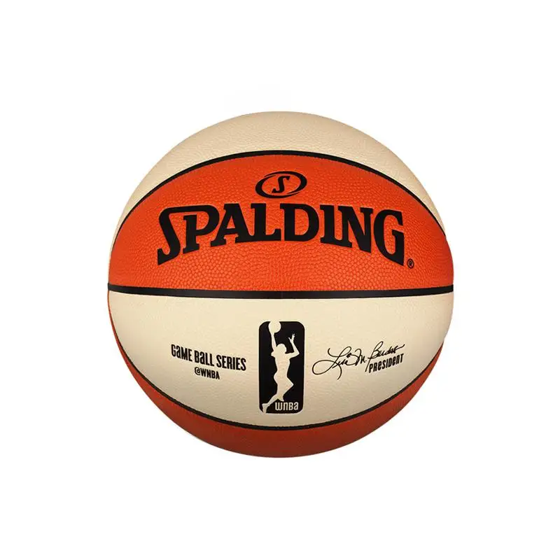 Подлинный Spalding Wnba Профессиональный баскетбол дубликат версия Крытый Открытый Женский матч Официальный Размер 6 Pubasketbol76-009y - Цвет: 76-009Y