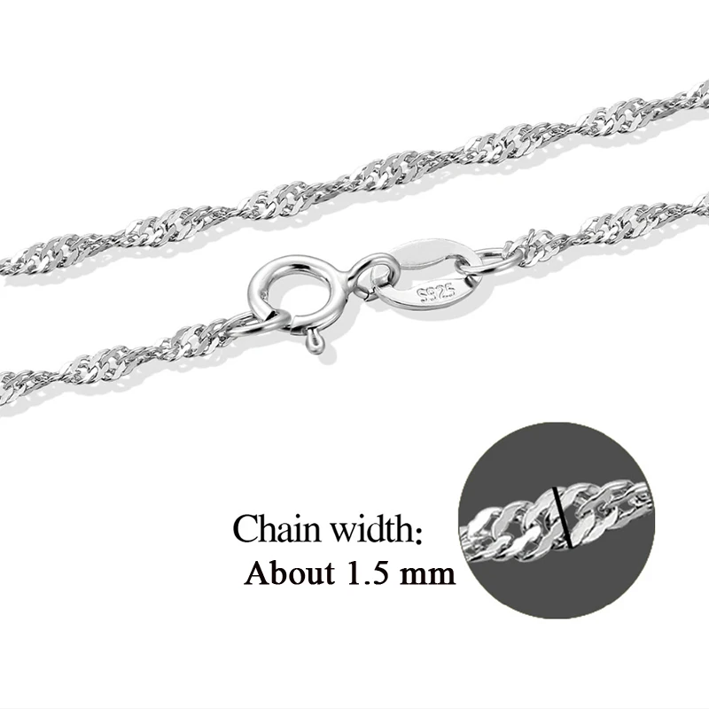 Цепочка Szjinao из серебра 925 пробы 40/ 45 см|necklace|sterling-silver-jewelry |