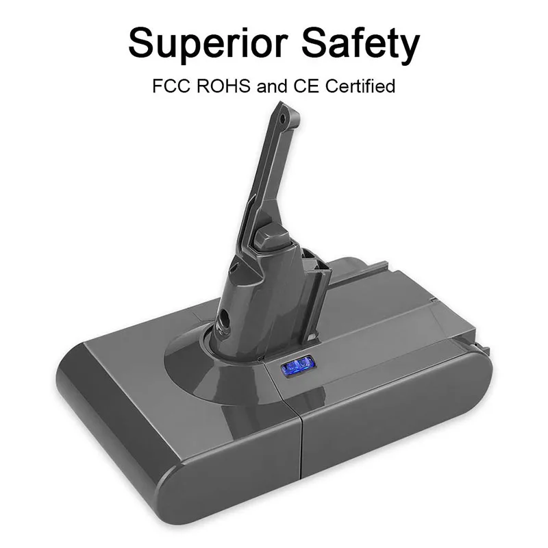 1 шт. dyson V8 4000 мАч 21 6 в батарея для Dyson абсолютный животное литий ионный Пылесос