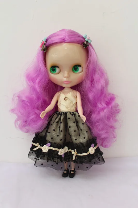 Кукла блайз розово красная Обнаженная кукла с прозрачной кожей обычная