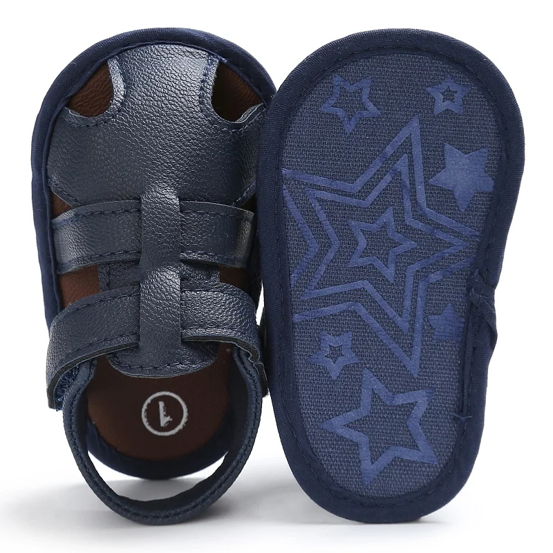 Summer Newborn Baby Boys Shoes PU Leather kids schoenen First Walkers Soft Soled Infant Prewalker 0-18M |