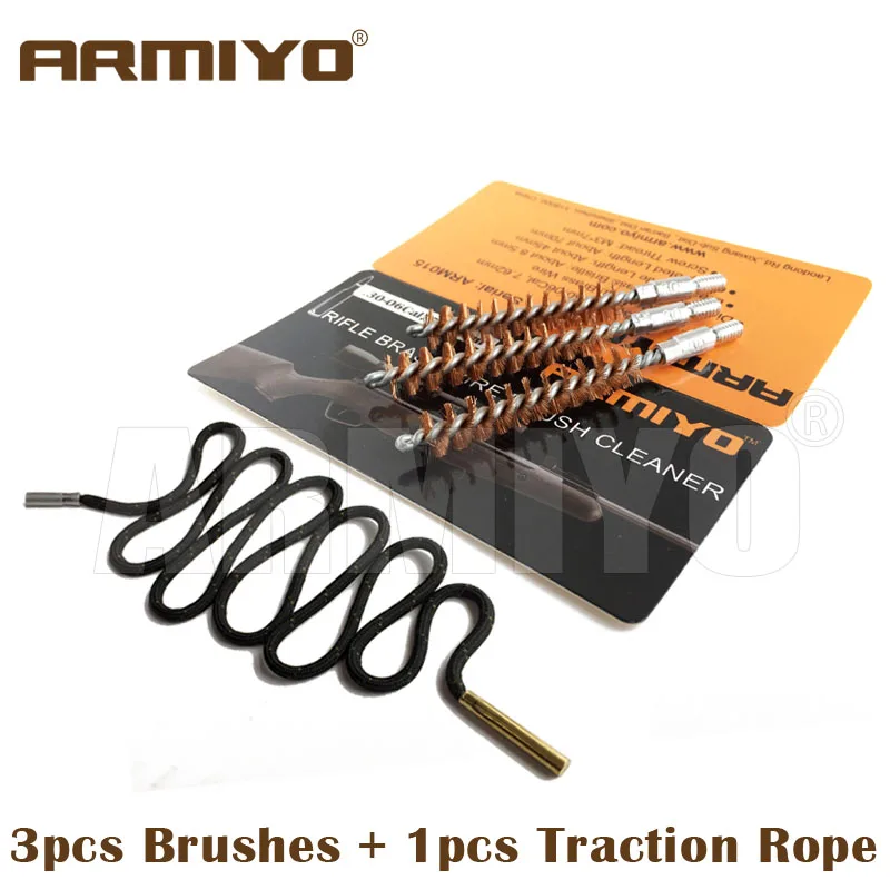 Armiyo .308 .30 06 Cal 7 62 мм Чистящая Щетка с отверстием для пистолета тактическая