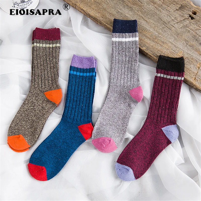 [EIOISAPRA]/зимние мужские носки хлопковые забавные длинные унисекс плотные теплые