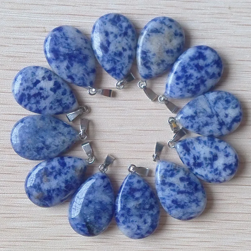 Лидер продаж 2018 модные высококачественные подвески из натурального содалита с