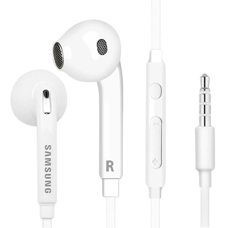 white no box SAMSUNG наушники EO-EG920 Проводные с черной коробкой для хранения 3,5 мм разъем в ухо Игровые гарнитуры Поддержка Galaxy S8 S8P S9 S9P - Цвет: white no box