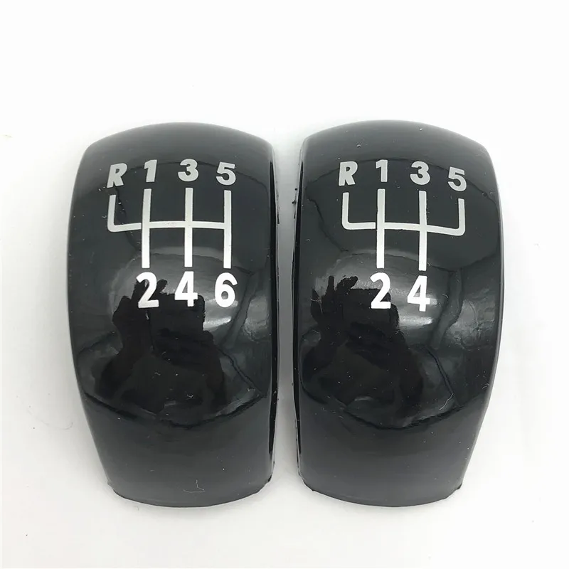 5/6 скорость для Skoda Octavia MK2 II(2004-2008) II FL(2008-2011) ручная ручка переключения передач эмблема крышка автомобиля аксессуары для укладки
