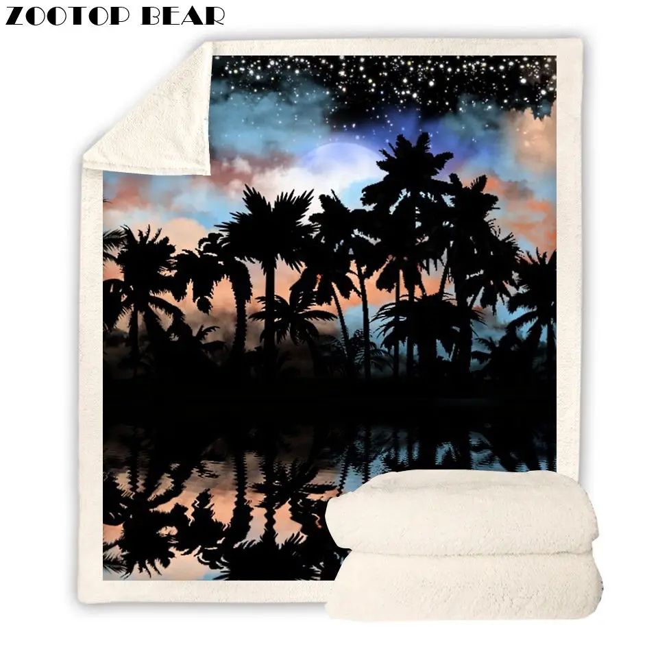 

Детское одеяло с рисунком дерева, очень мягкое теплое одеяло с 3D рисунком из фильма аниме, для пары кроватей, для путешествий, пикника, офиса ...