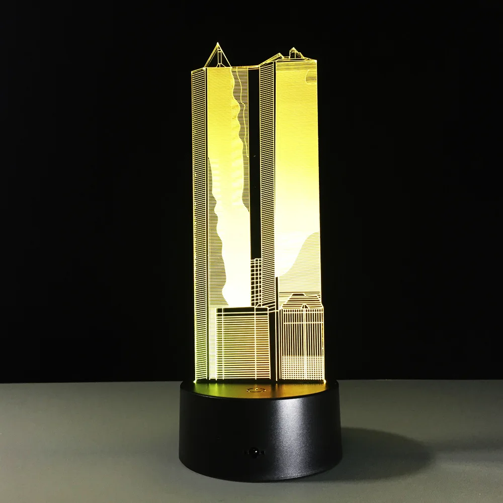 Светодиодная лампа 7 цветов 3d ночник для сна Usb | Освещение