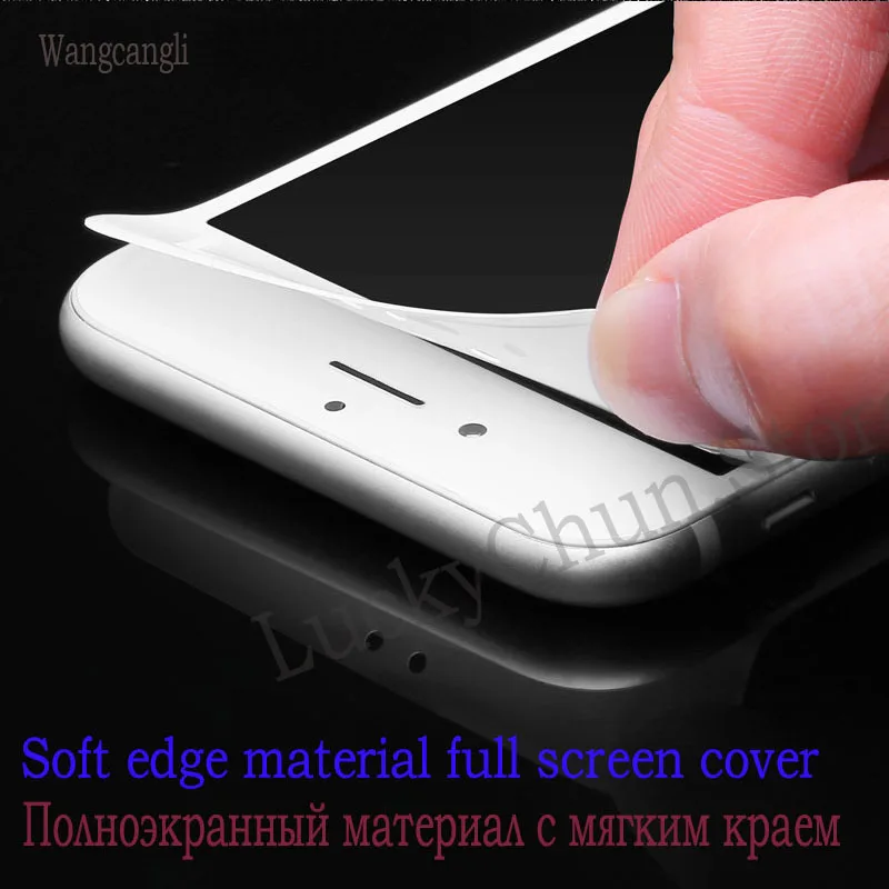 3D закаленное стекло для iPhone 6 6S Защита экрана 7 Plus стеклянная пленка 8 plus X жесткая