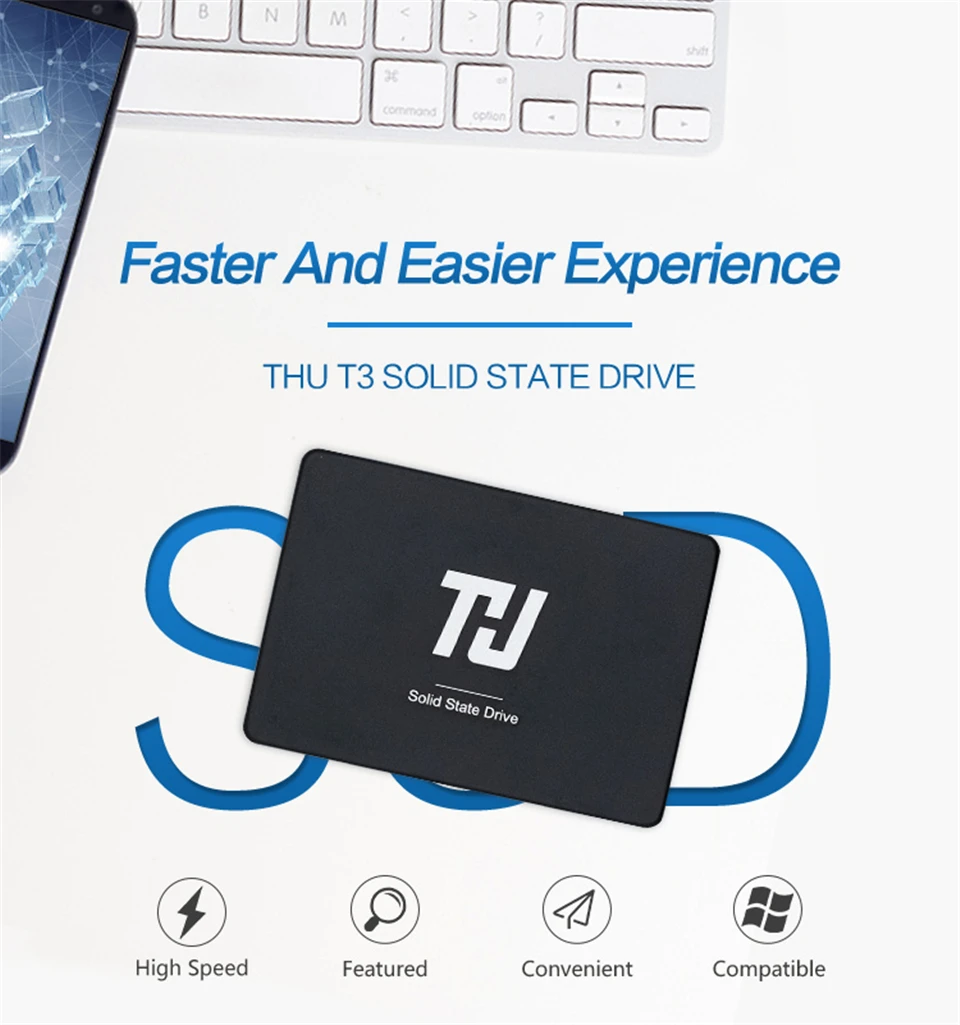 THU SSD SATA 2," ноутбук 120 ГБ 240 480 1 ТБ SSD жесткий диск внутренний жесткий диск 540 МБ/с. для портативных ПК Ноутбук