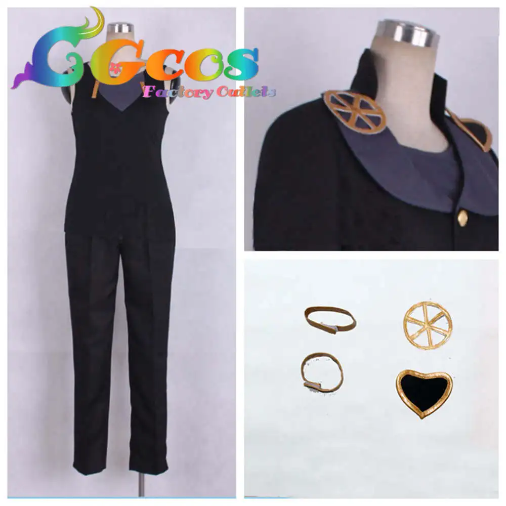CGCOS Бесплатная доставка Косплэй костюм JoJo невероятное приключение Josuke Higashikata