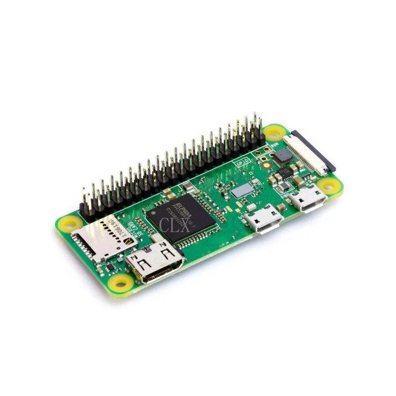 Raspberry Pi Zero с 40-контактный предплатные GPIO заголовки WI-FI и Bluetooth в демо-широкая 1 ГГц