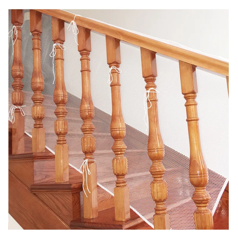 Детские ограждения лестницы балкон безопасная сетка женственная 200/300 см белый