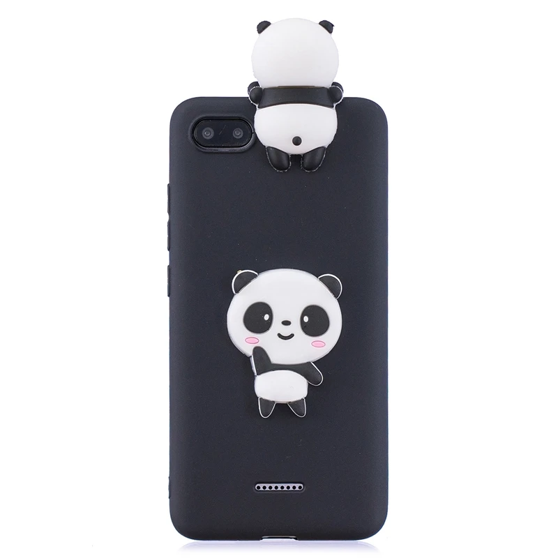 Etui Xiaomi Redmi 6A чехол для Xiomi Redmi 6A 3D игрушка панда кактус силиконовый чехол для телефона для Funda Xiaomi Redmi 6A чехол для женщин