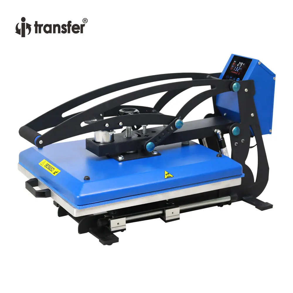 I-transfer 1" x 15" сенсорный ЖК-экран Магнитная автоматическая Дешевая футболка термопресс машина для сублимационной заготовки HPM-11C38