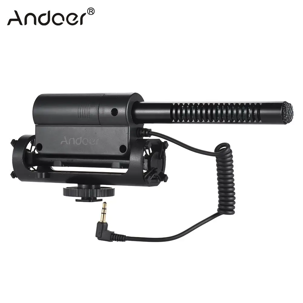 Andoer Запись конденсаторный микрофон фотография интервью кардиоидный