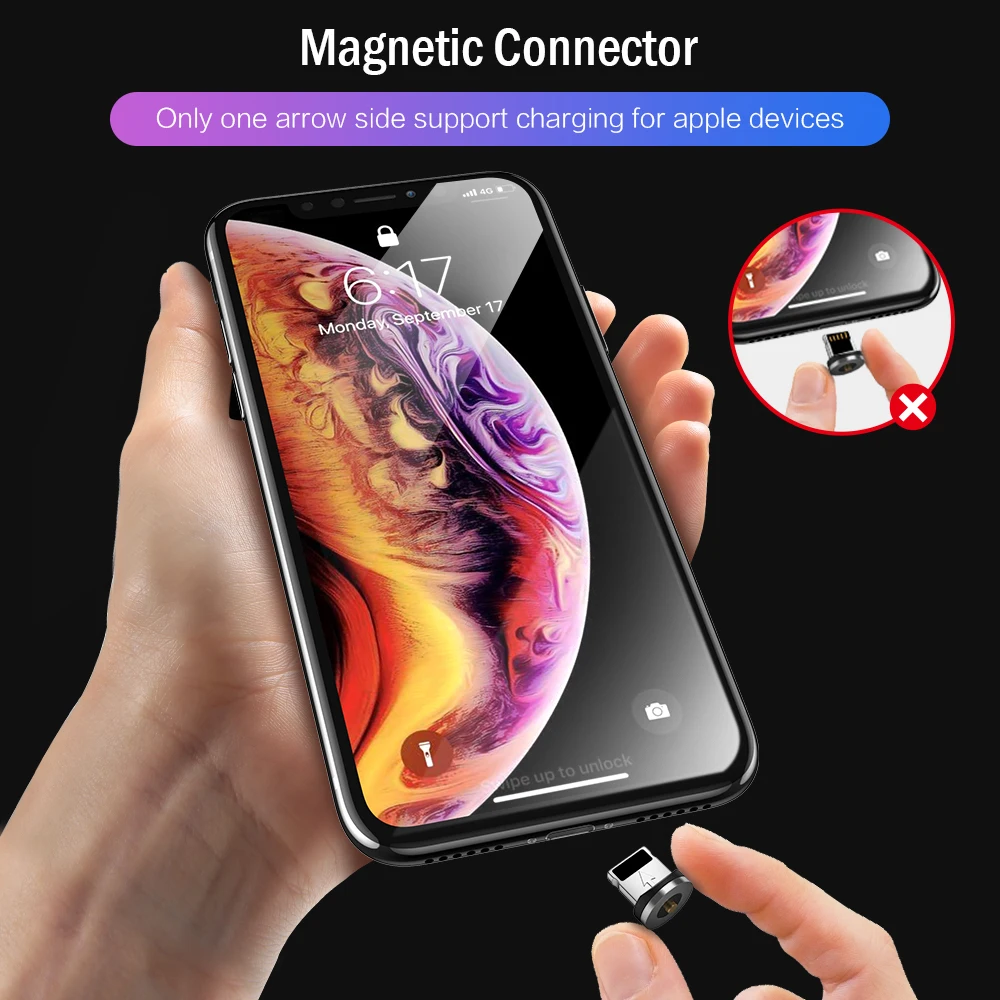 держатель 3 в 1 телефона магнитное зарядное устройство для iPhone 7 8 настольная
