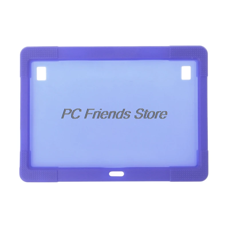 10,1 дюймовый силиконовый чехол для планшета для Tab MTK8752 K107 S107 MTK6592 Tablet-PC Friend - Color: Purple