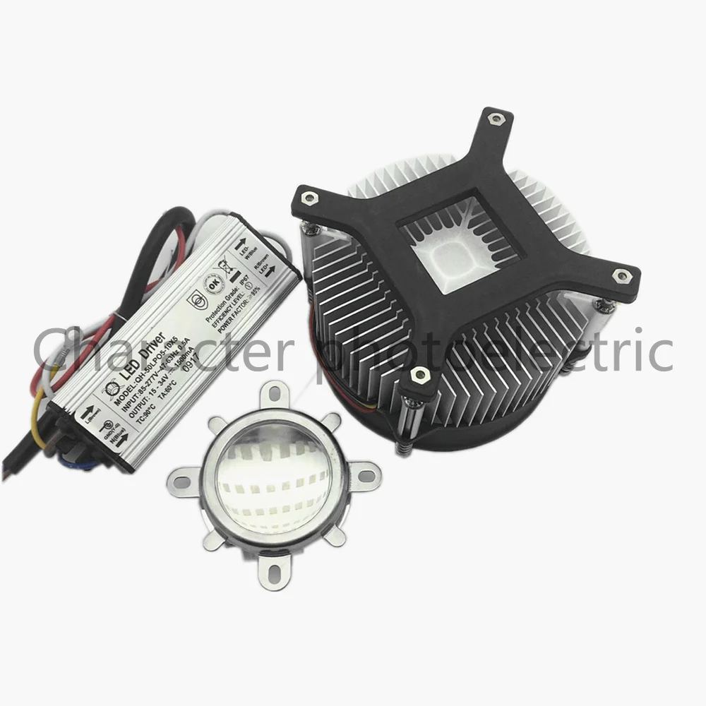 Светодиодный трафиолетовый мощный LED-светильник 50 вт 395 нм-265 нм +