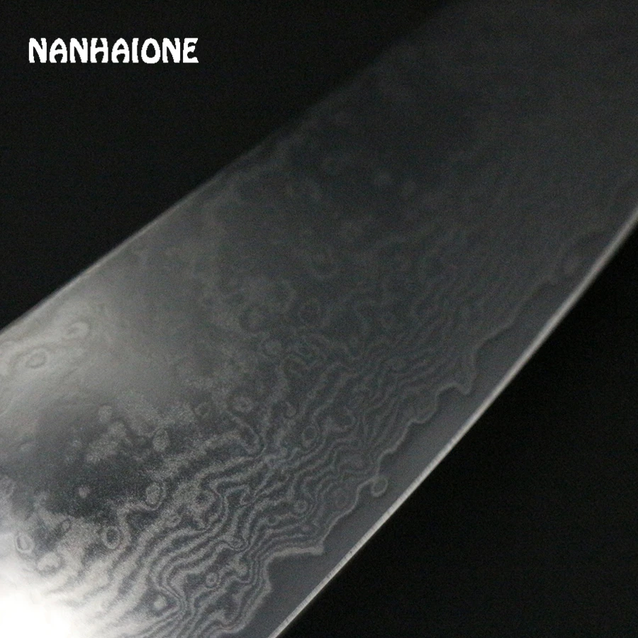 NANHAIONE Кухонные Ножи Дамасская сталь 8 дюймов утилита для очистки овощей японский