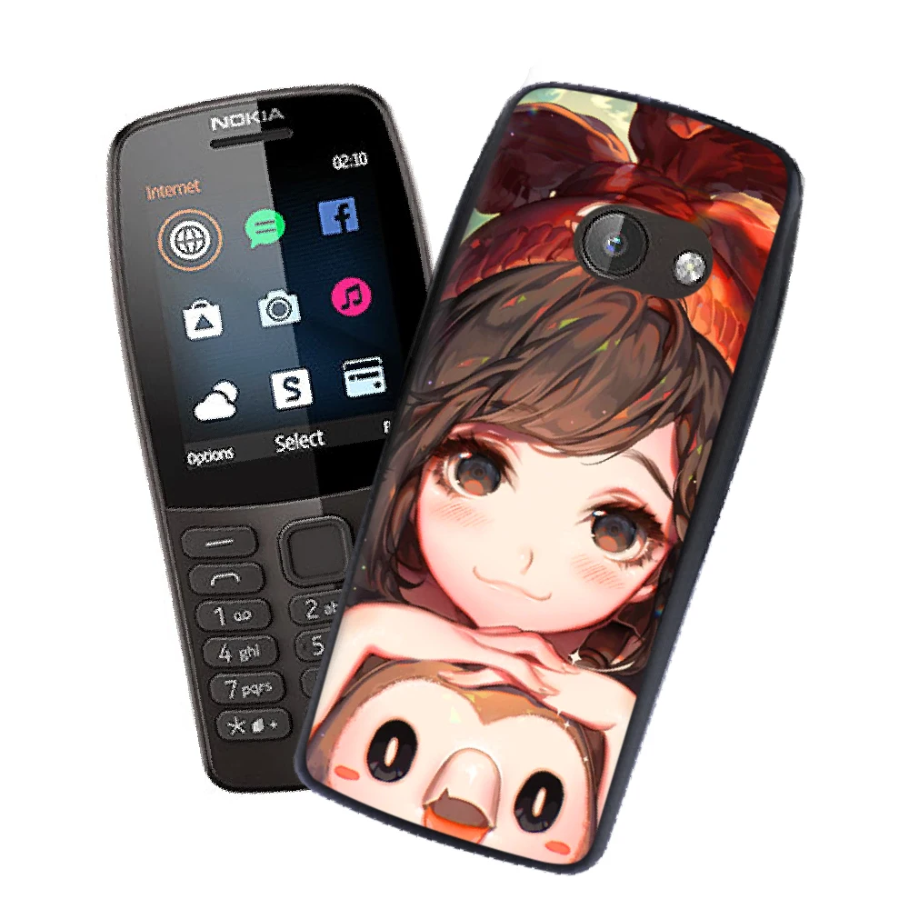 Personalized phone case For Nokia 210 Soft Silicone customized Print Case For Nokia 210 name custom Flip Cover