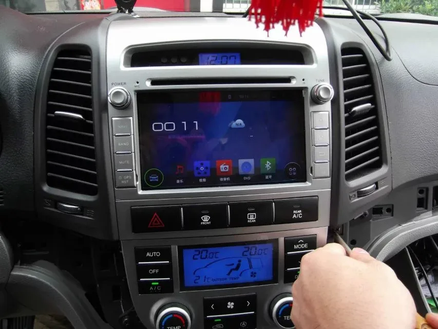 Navirider Android 9,0 автомобильный Радио плеер для hyundai Santa Fe 2011 Автомобильный gps головное устройство мультимедийная Поддержка камеры и рулевого колеса