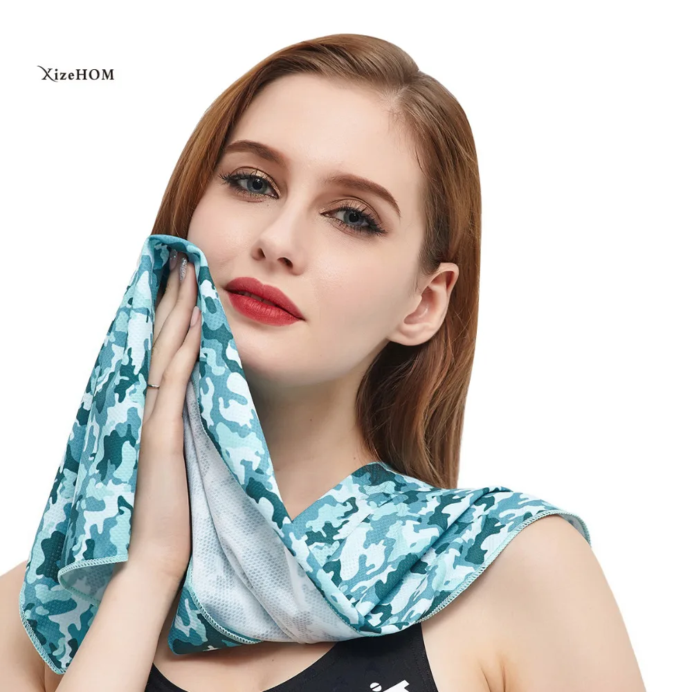 Многоцветное охлаждающее полотенце XizeHOM 2020 дюйма 100 х30 см|cooling towel|instant cooling towelcool