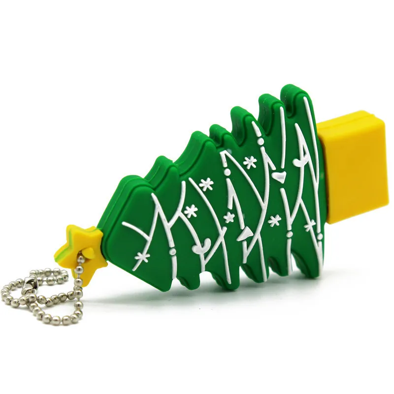 Санта Клаус usb2.0 Рождественская елка usb флэш-накопитель 4 ГБ 8 16 32 Рождественский