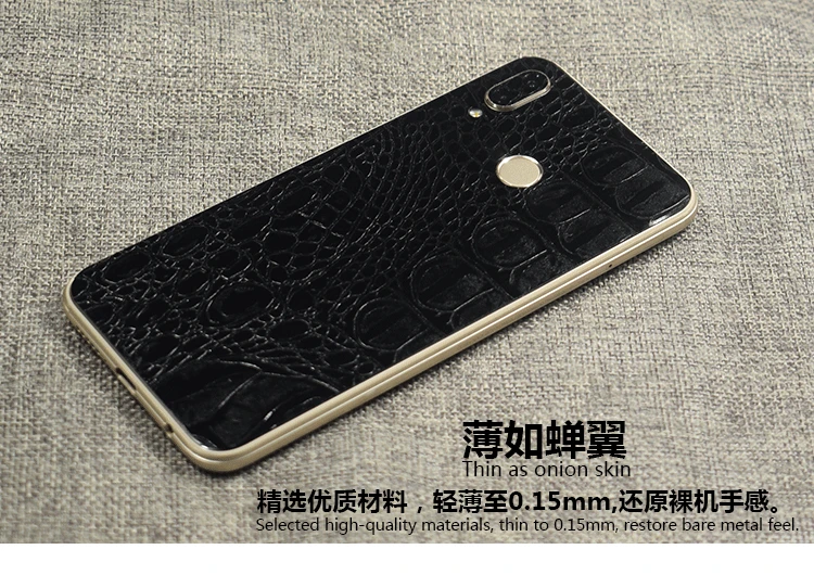 Декоративная задняя крышка из крокодиловой змеиной кожи для huawei Nova 3i 3 3E защитная
