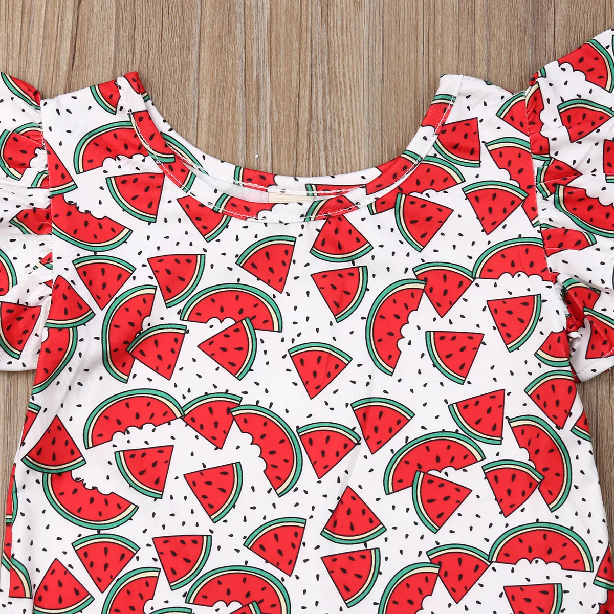 Одежда для маленьких девочек 2 шт. летние топы с цветочным рисунком новорожденных