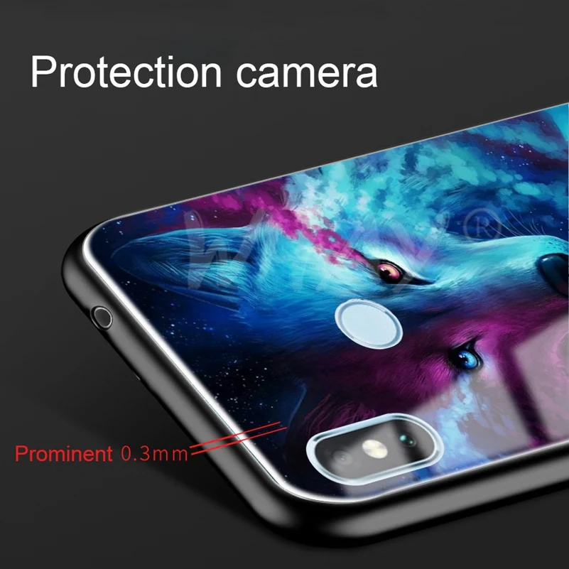 Чехол из закаленного стекла для Xiaomi Redmi Note 5 Pro 4X роскошный силиконовый чехол Xiomi Mi