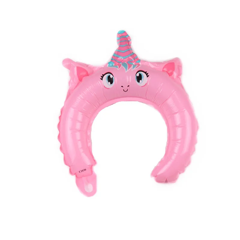 unicorn Милая мультяшная повязка на голову в виде животного, фольгированный шар с днем рождения, свадьбы, вечеринки, украшения для детских игрушек, детский Декор - Цвет: unicorn