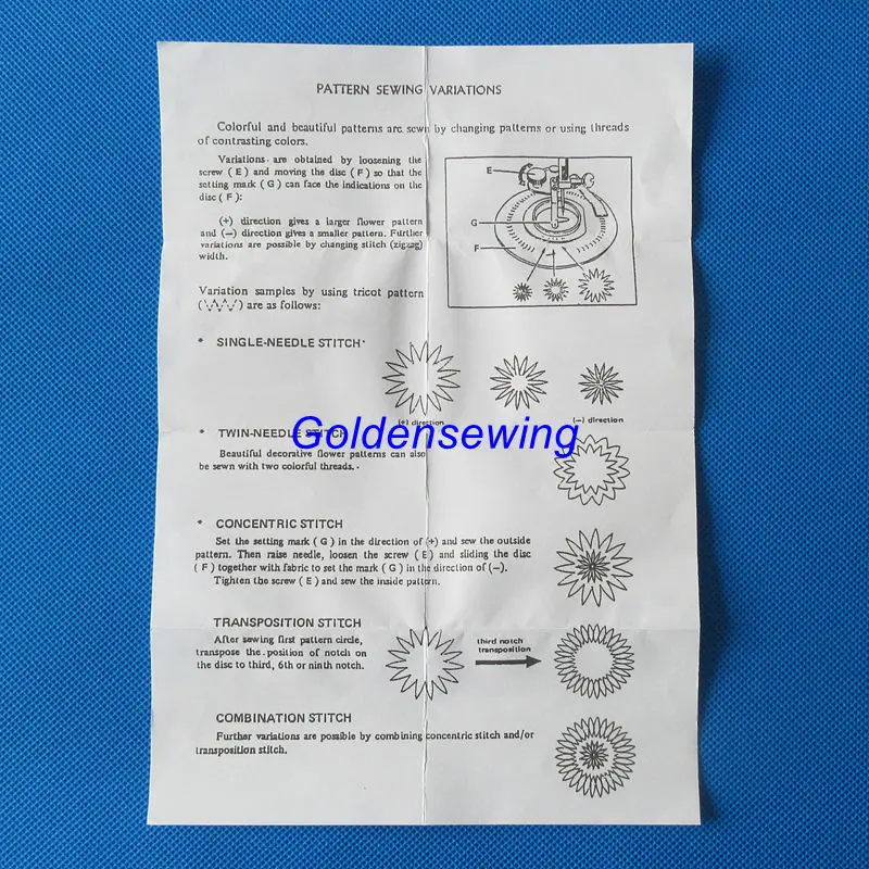 

Low Shank Flower Stitch Foot fit Janome Brother Singer Toyota Sewing Machine