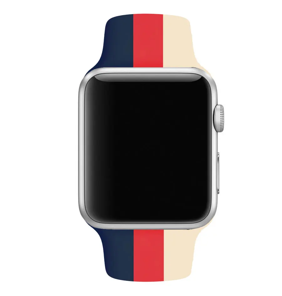Хохлатый ремешок для apple watch, ремешок для apple watch 5, 4, 3, iwath, ремешок 44 мм, 40 мм, 42 мм, 38 мм, силиконовый браслет Correa, ремешок для часов