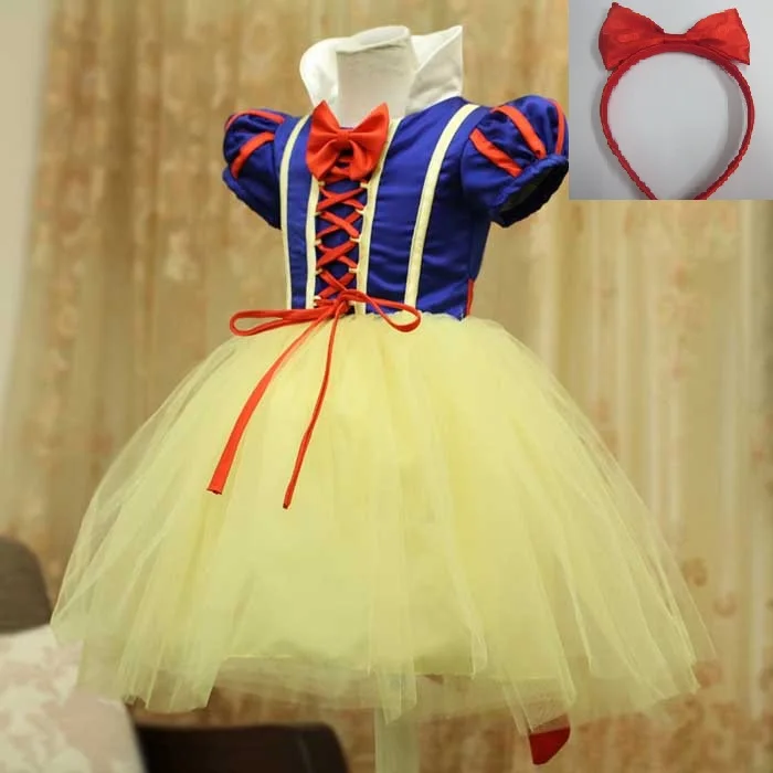 Детские костюмы Белоснежки для девочек Платье Карнавальный костюм на Хэллоуин