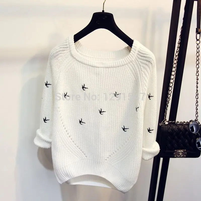 

OHCLOTHING New Arrivals Fashion women Sweater High quality Casual Sweaters Women Jumper Pullovers Loose Femininas Blusas 2017