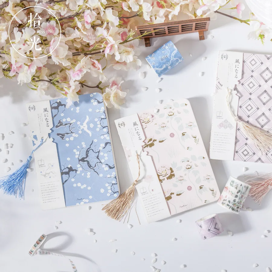 32K Notebook серия стихов с пейзажем креативные ученики ручная роспись художественные