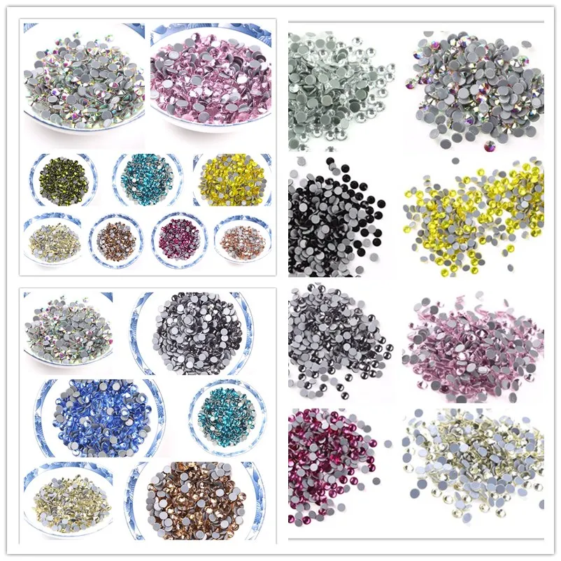 Большая сумка различных цветов SS16 Горячая фиксация горный хрусталь тепловой