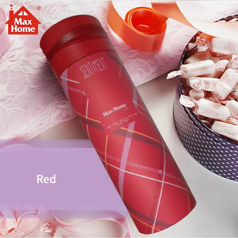 MAX HOME 450 мл термос с нескользящим фильтр из нержавеющей стали 304 офис домашняя