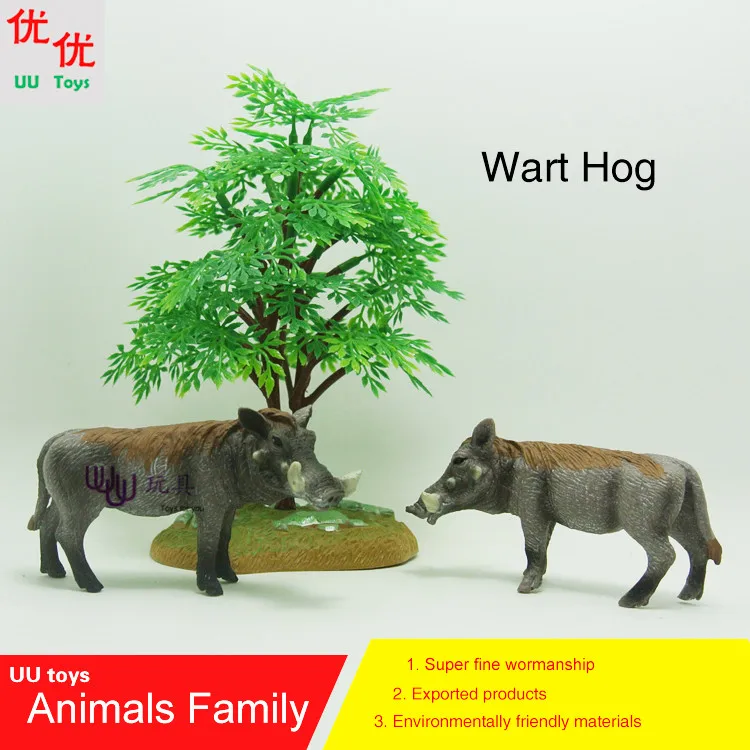 Figuras de acción: wart hog (Phacochoerus africanus), Paquete Familiar de simulación de...