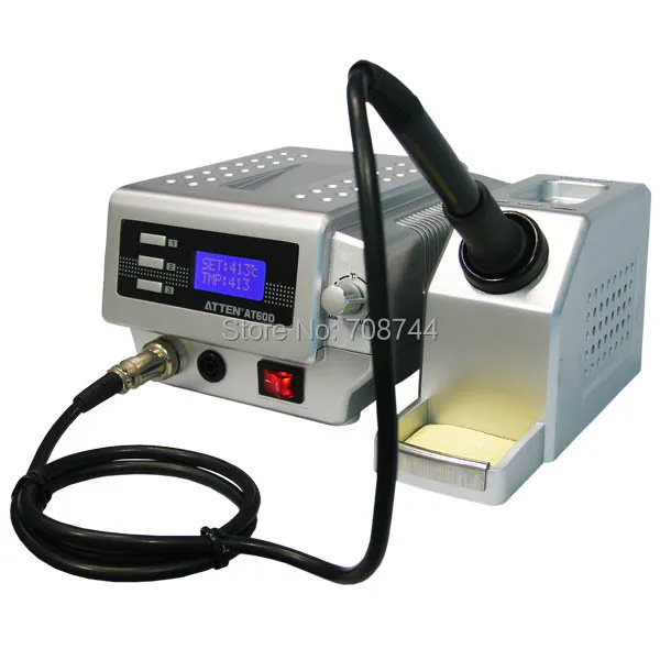 Усовершенствованная паяльная станция AT60D сварочная станция|soldering station|welding