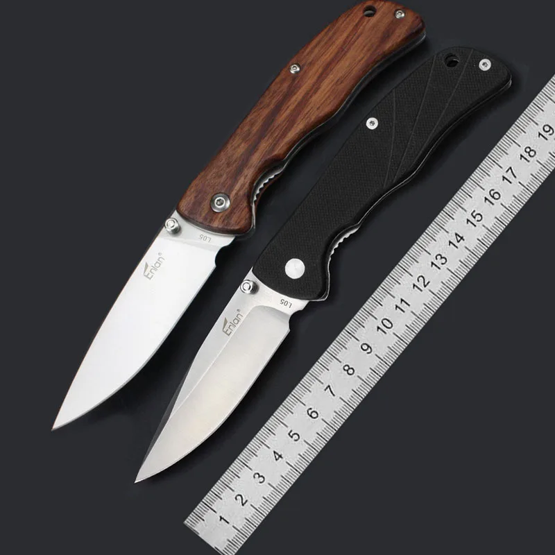 

ENLAN 8CR13Mov Blade G10 or Wood Handle Outdoor Collection Camping Hunting Survival EDC Pocket Diving Knives L05 Tactical Knife